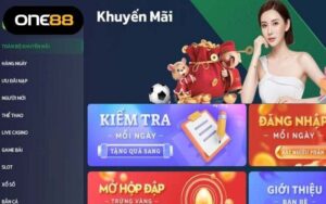Hệ thống khuyến mãi ONE88 hiển thị minh bạch giúp người chơi theo dõi tỷ lệ thưởng và lựa chọn ưu đãi phù hợp từng phiên cược.